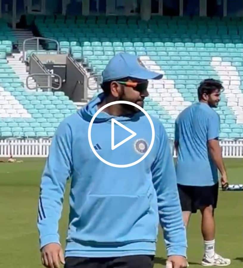 [Watch] Team India's Exclusive Practice Session at Oval Ahead of WTC Final